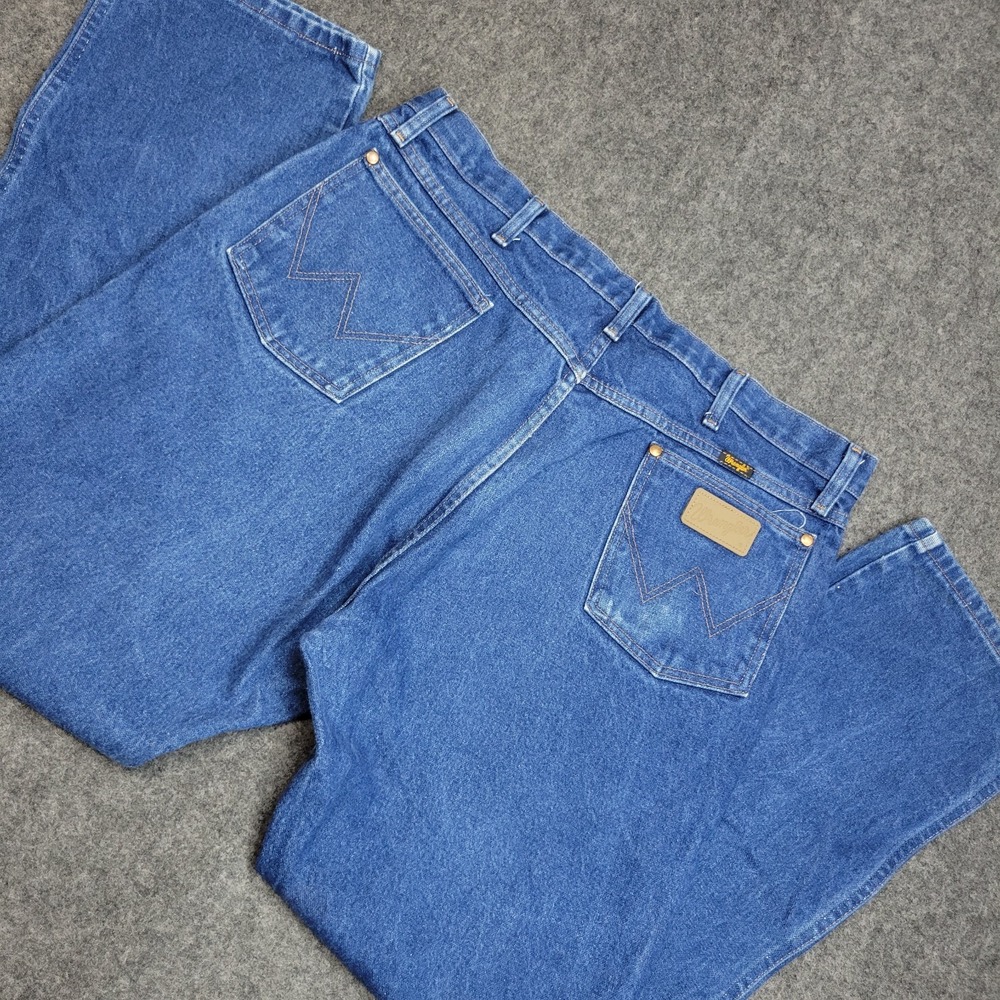Wrangler Jeans Mens 40x32 Blue 13MWZ Cowboy Cut Western Rodeo Country Workwear